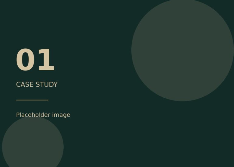 Placeholder image for case study 01